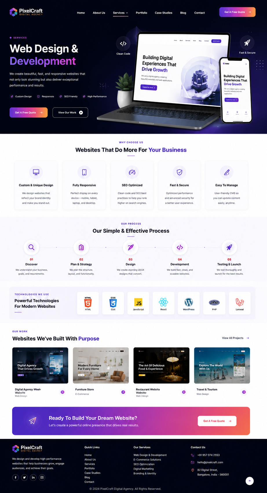Fintech website